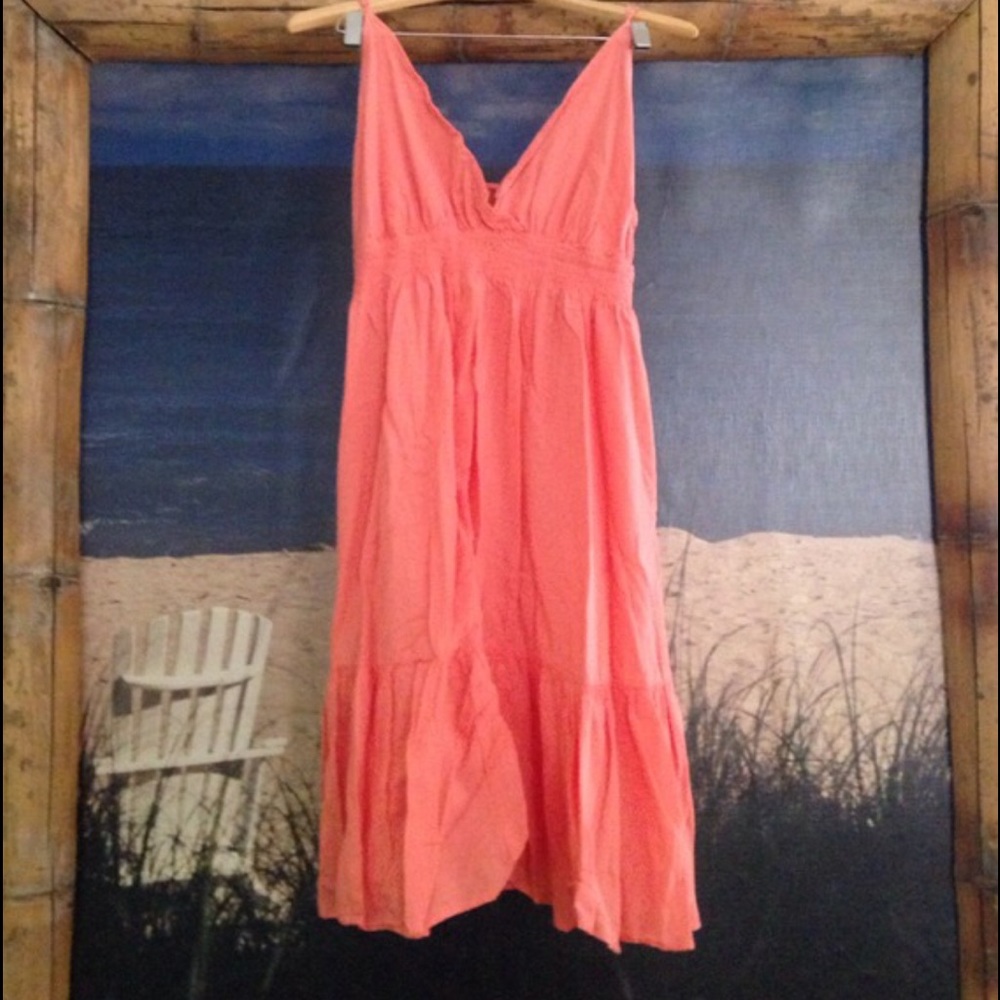 Old Navy Bright Tangerine Dress